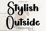Stylish Outside, a Handwritten Font by FreshTypeINK (Thumbnail 1 of 7)