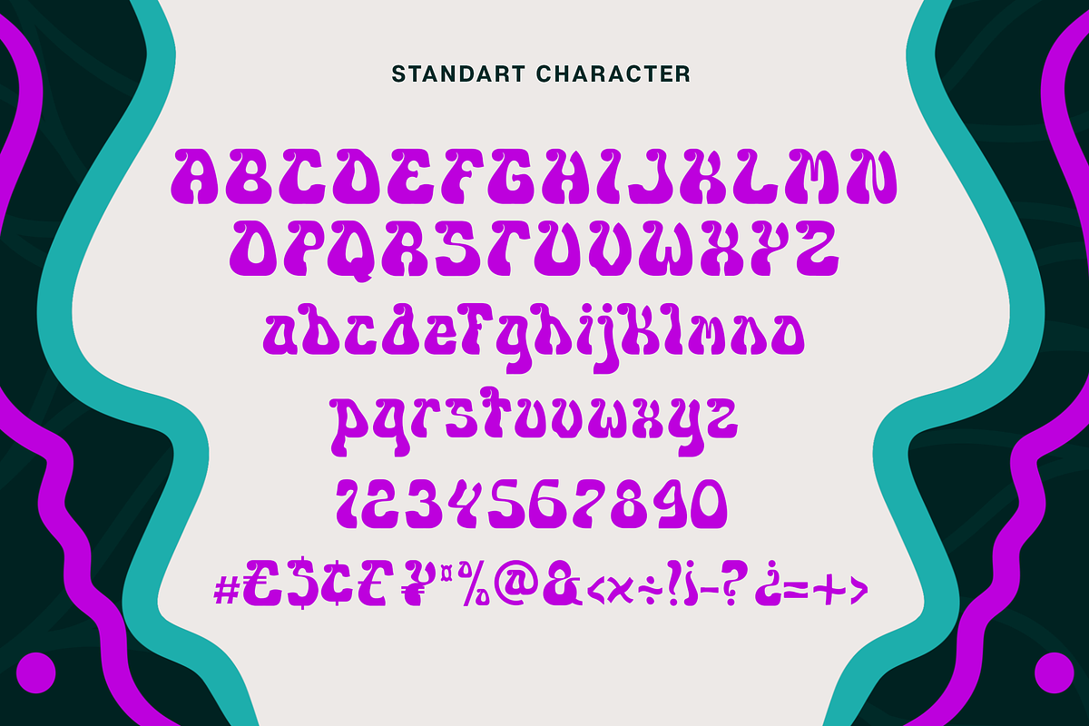 Blunt Quacker - Psychedelic Style, a Font by Brightone (Photo 2 of 8)