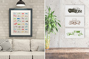 Vintage Cars, an Object Graphic by Ally Heart (Thumbnail 5 of 6)