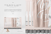 Crib Beddind Designers Kit Mockup, a Bottom Mockup by Creatsy (Thumbnail 15 of 29)