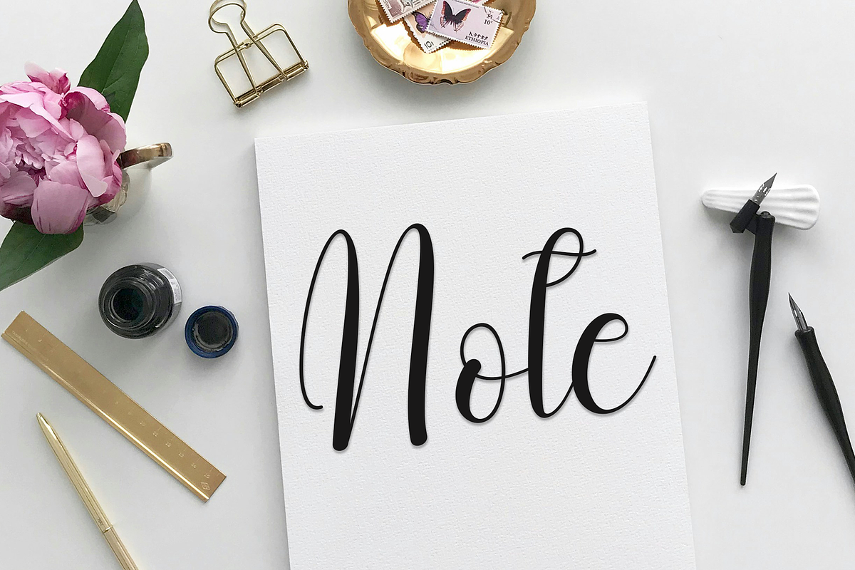 Wednesday, a Handwritten Font by FreshTypeINK (Photo 7 of 7)