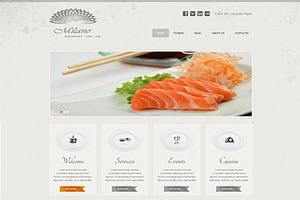 Milano - Restaurant Joomla Theme