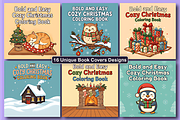 Bold & Easy Cozy Christmas Coloring, a Seasonal Illustration by Design Station (Thumbnail 5 of 6)
