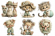Whimsical Summer Animal Clipart Bund, an Illustration by Daily.Designs (Thumbnail 4 of 7)