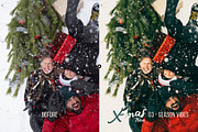 Christmas Tree - 20 Winter Presets, an Action Add-On by Presetrain Co. (Thumbnail 4 of 10)