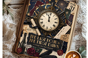 The Last Hour Vintage New Year Kit, a Seasonal Illustration by ThatsDesignArt (Thumbnail 2 of 19)
