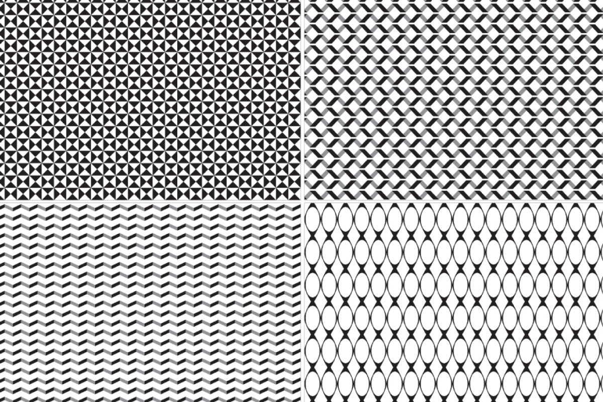 12 Seamless Geometric Patterns preview 2