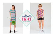 Watercolor Boho Ikat Patterns, a Pattern Graphic by Laura Camoe (Thumbnail 5 of 7)