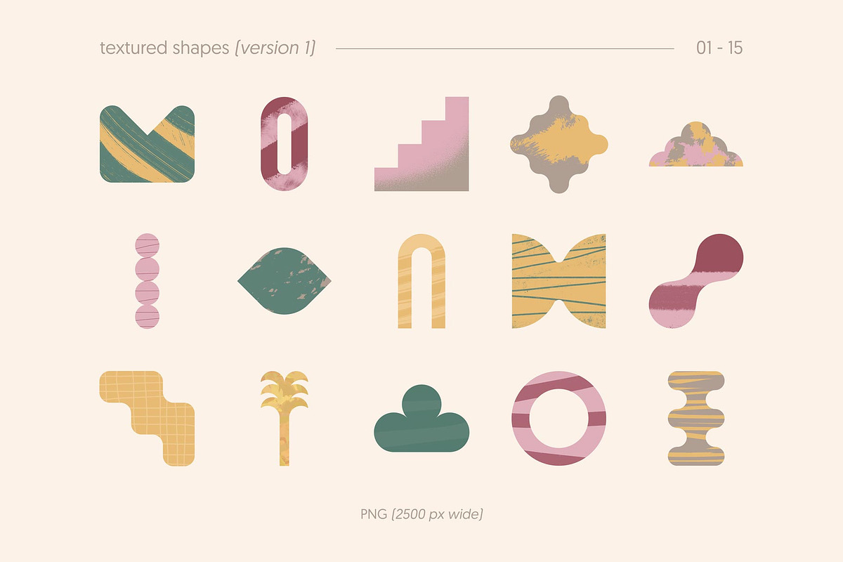 Textured Shapes, an Object Graphic by Léo Alexandre (Photo 6 of 9)