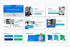 Business Pitch Deck Presentation