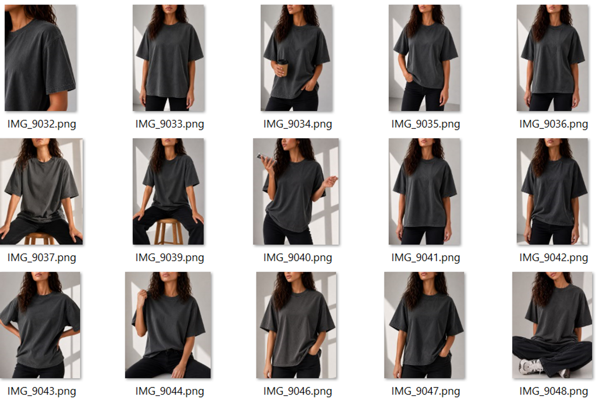 Comfort Colors 1717 Charcoal 20 Mock, a Shirt Mockup by ElDesignState (Photo 2 of 2)