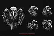 10 Bundle Dark Art Condor Bird, an Illustration by Morspective (Thumbnail 3 of 7)