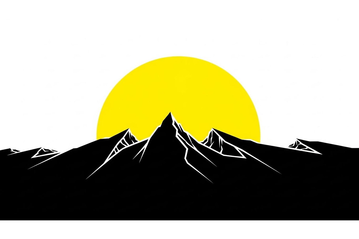 Horizon Sunrise and Sunset Silhouett, a Graphic by hafijul (Photo 10 of 13)