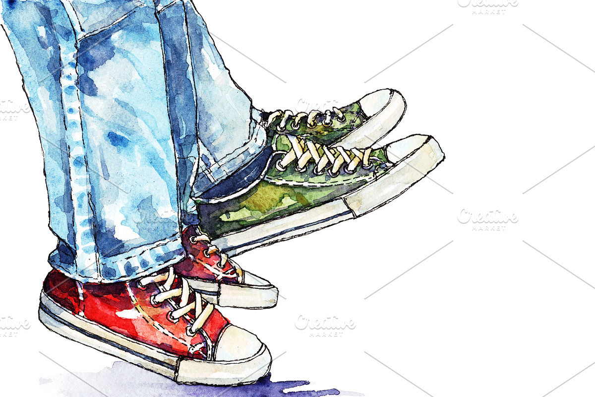 Summer Retro Party Clip Art, an Education Illustration by Watercolor_Vector Graphic (Photo 5 of 14)