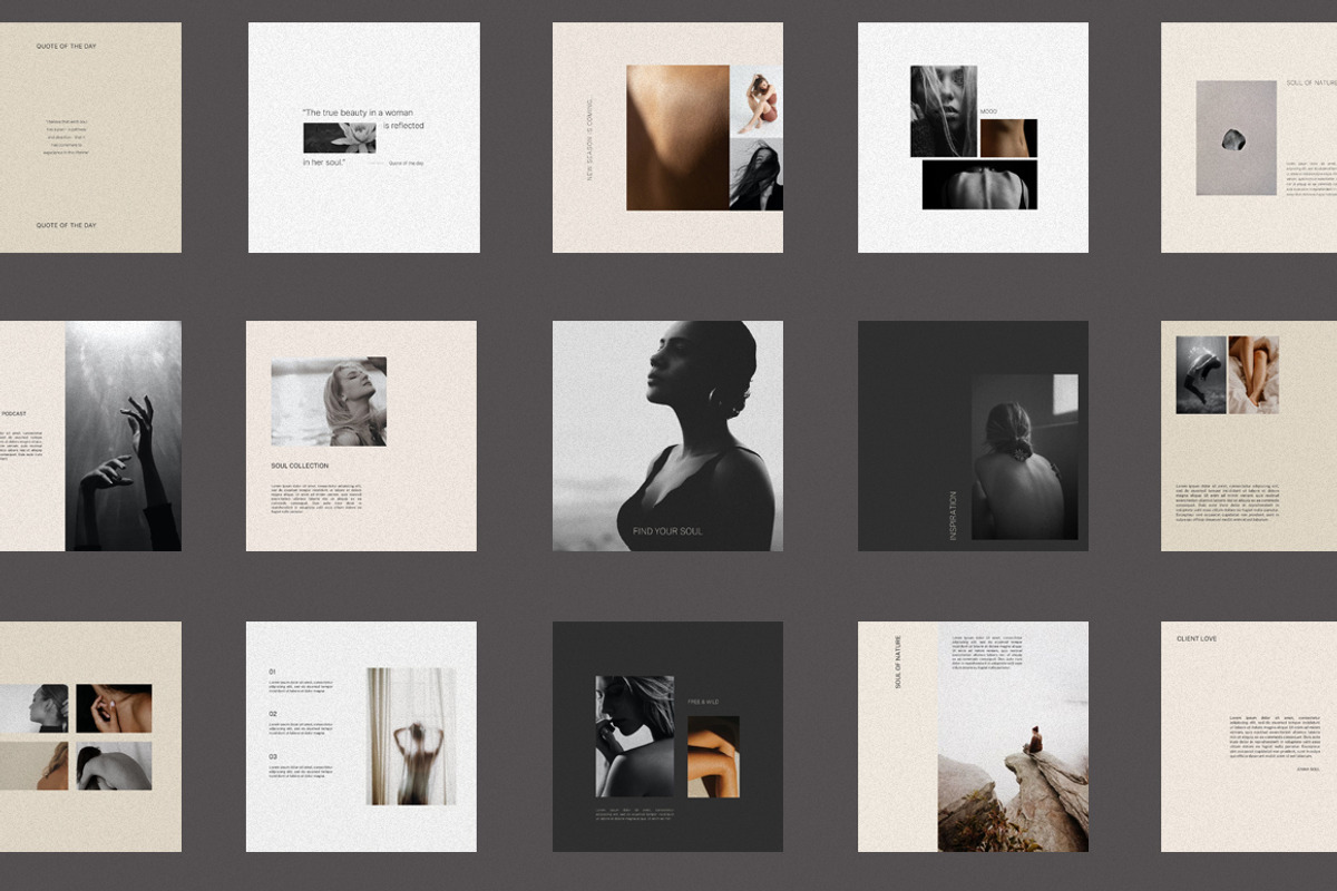 Soul | Canva Social Media Templates, a Social Media Template by Studio Fink (Photo 5 of 5)