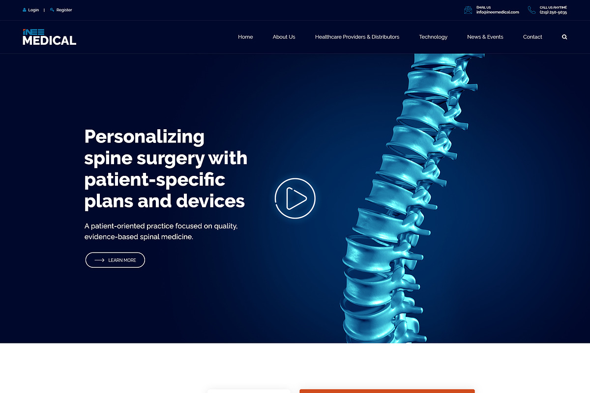INEE – Multipurpose Landing Pages, a Websites & App Template by ewises (Photo 5 of 9)