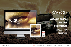 Aragon - Parallax Joomla Template