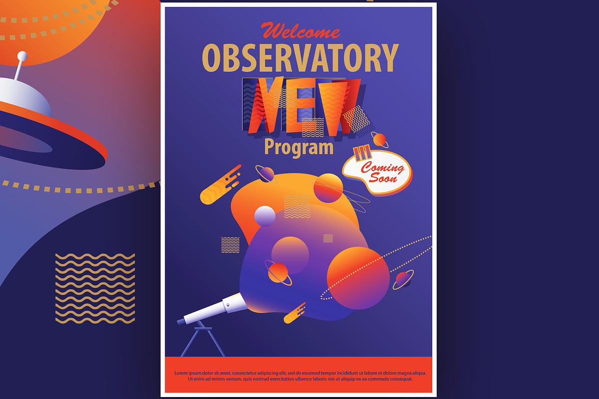 Space Voyage - Retro Design Toolkit, an Object Illustration by Polar Vectors (Photo 16 of 23)