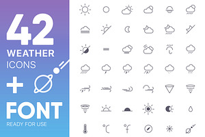 Weather Icons and Weather Font!