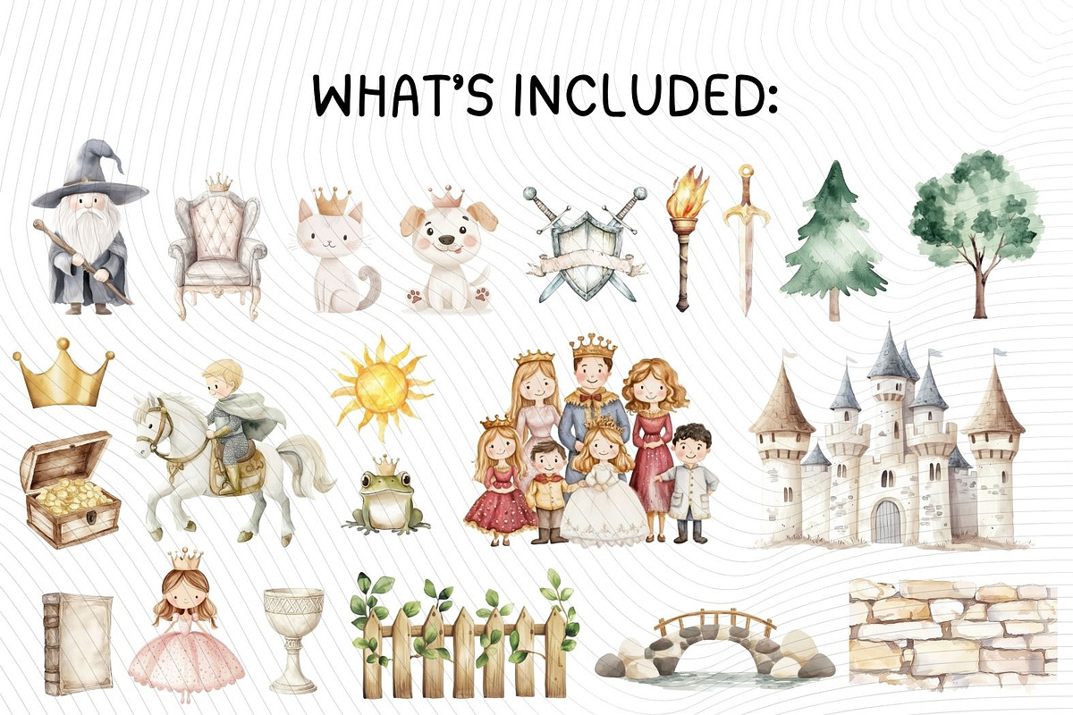 Magical Kingdom Clipart, a Person Illustration by PassionPNGcreation (Photo 3 of 12)