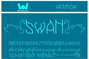 swinging swan, a Font by weknow (Thumbnail 2 of 5)