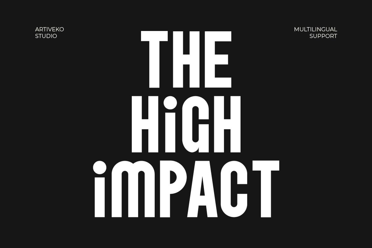 Quory – Retro Condensed Sans Serif, a Sans Serif Font by Artiveko (Photo 5 of 8)