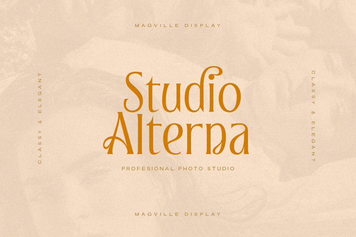 Magville Display, a Serif Font by Letterhend Studio (Photo 8 of 9)