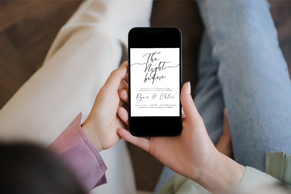 Rehearsal Dinner Invitation Template, a Print Template by TheSimplySereneShop (Photo 3 of 5)