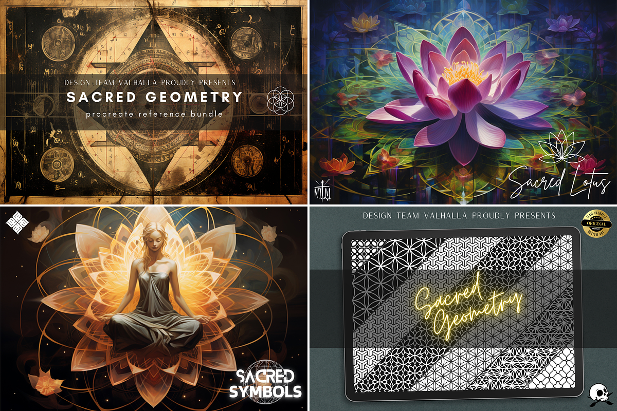 Procreate, Sacred Geometry Ultimate, a Brush Add-On by Studio.Valhalla (Photo 3 of 11)