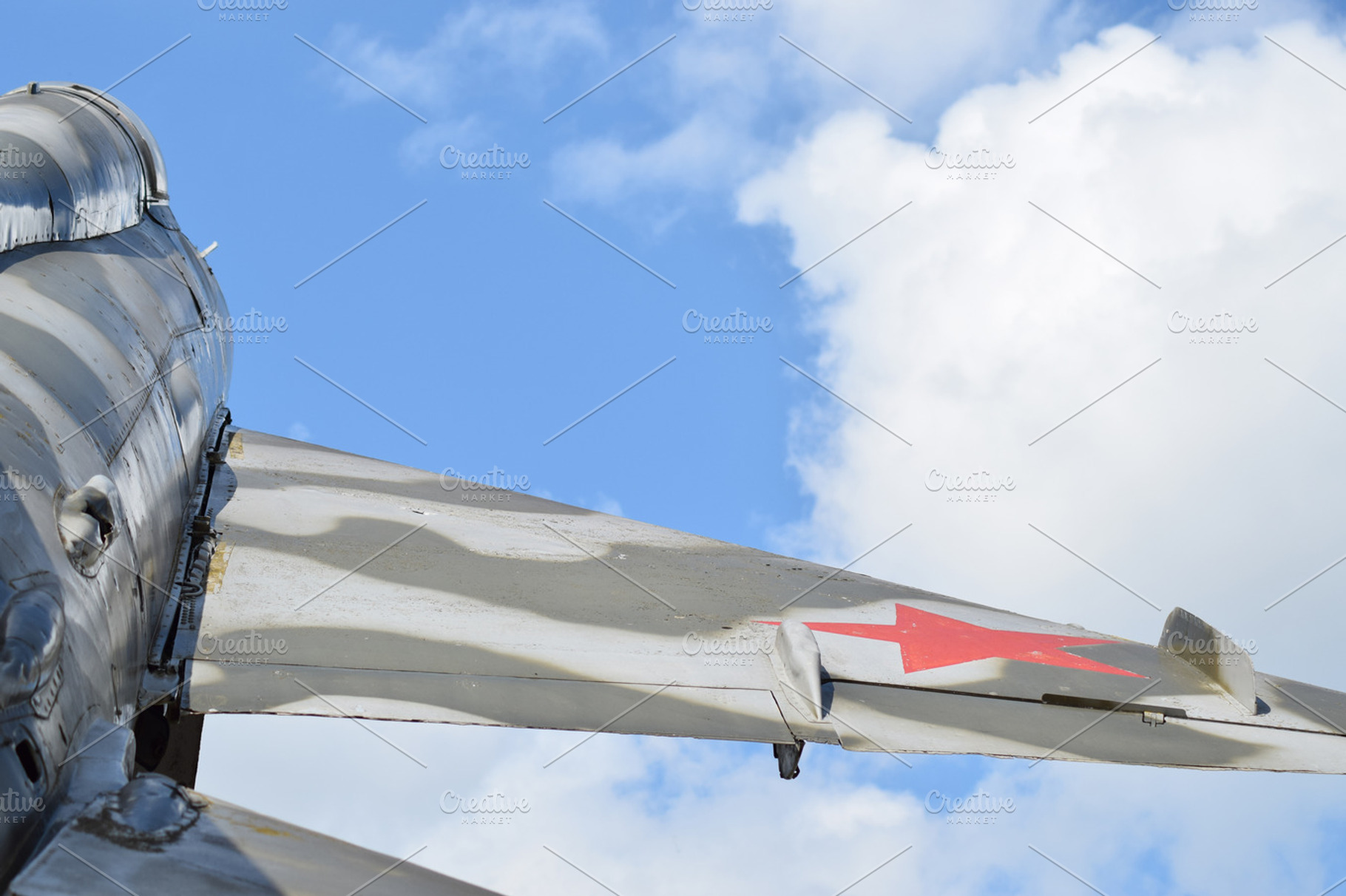 Monument to the fighter aircraft containing aircraft, fighter, and carrier, a Transportation Photo by ELEONIMAGES