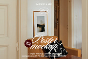 Single framed poster interior mockup, a Merchandise Mockup by MCKP*ME (Thumbnail 1 of 3)
