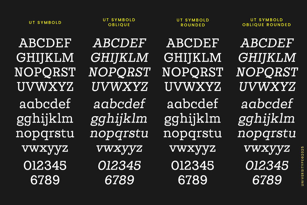 UT Symbold - A Unique Display Font, a Sans Serif Font by Universitype (Photo 3 of 13)