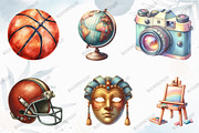 Fun School Activities Clipart, an Illustration by designcity5 (Thumbnail 2 of 5)
