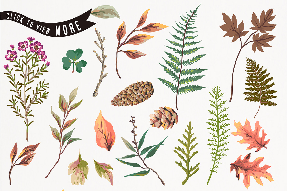 Hand drawn autumn collection, an Illustration by Graphic Box (Photo 4 of 5)