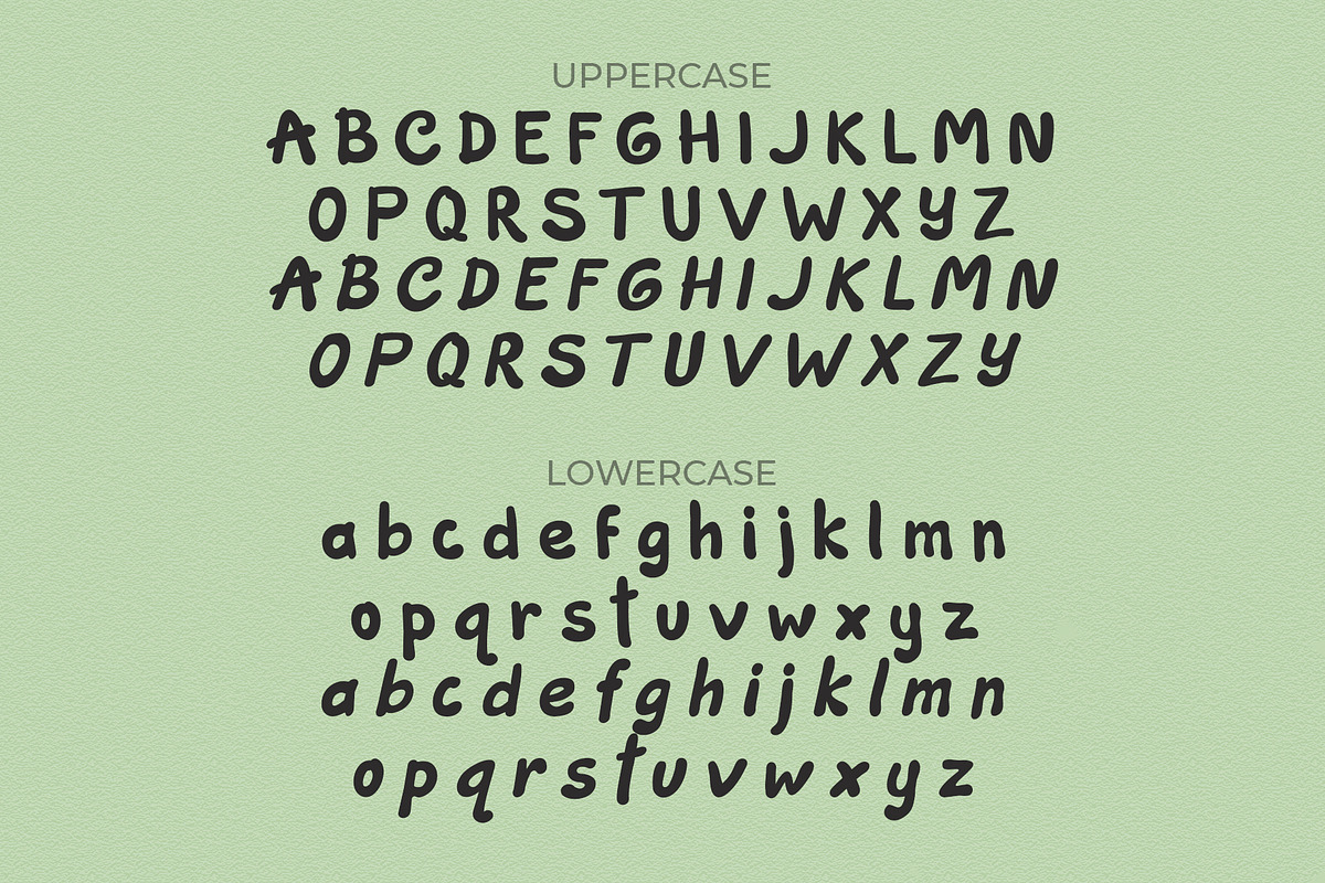 Bubu Notes - Cute Handwritten Font, a Handwritten Font by Mockmenot (Photo 3 of 6)