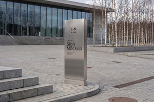 Navigation Sign Mockup