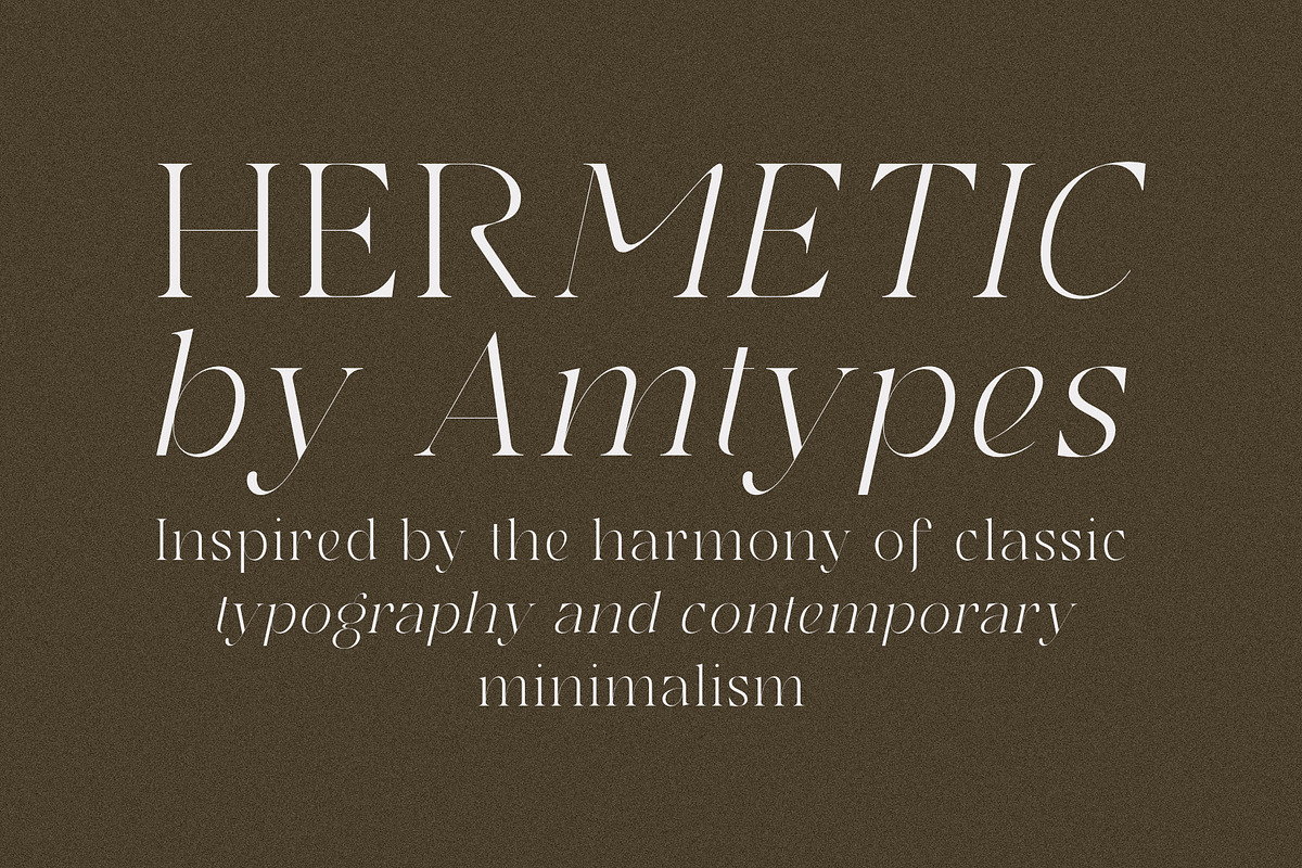 Hermetic - Duo Font, a Serif Font by Angga Mahardika (Photo 1 of 10)