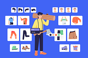 Labor Day Illustrations, a Person Illustration by Prosymbols (Thumbnail 4 of 11)