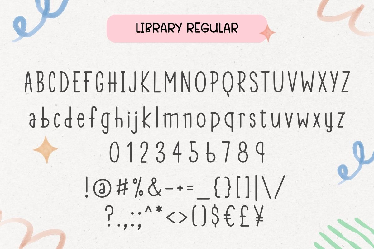 Library - Handwriting Font, a Handwritten Font by AnningArts (Photo 6 of 8)
