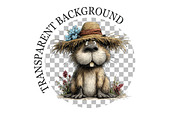 Whimsical Summer Capybara Clipart, a Seasonal Illustration by Rose Art (Thumbnail 5 of 6)