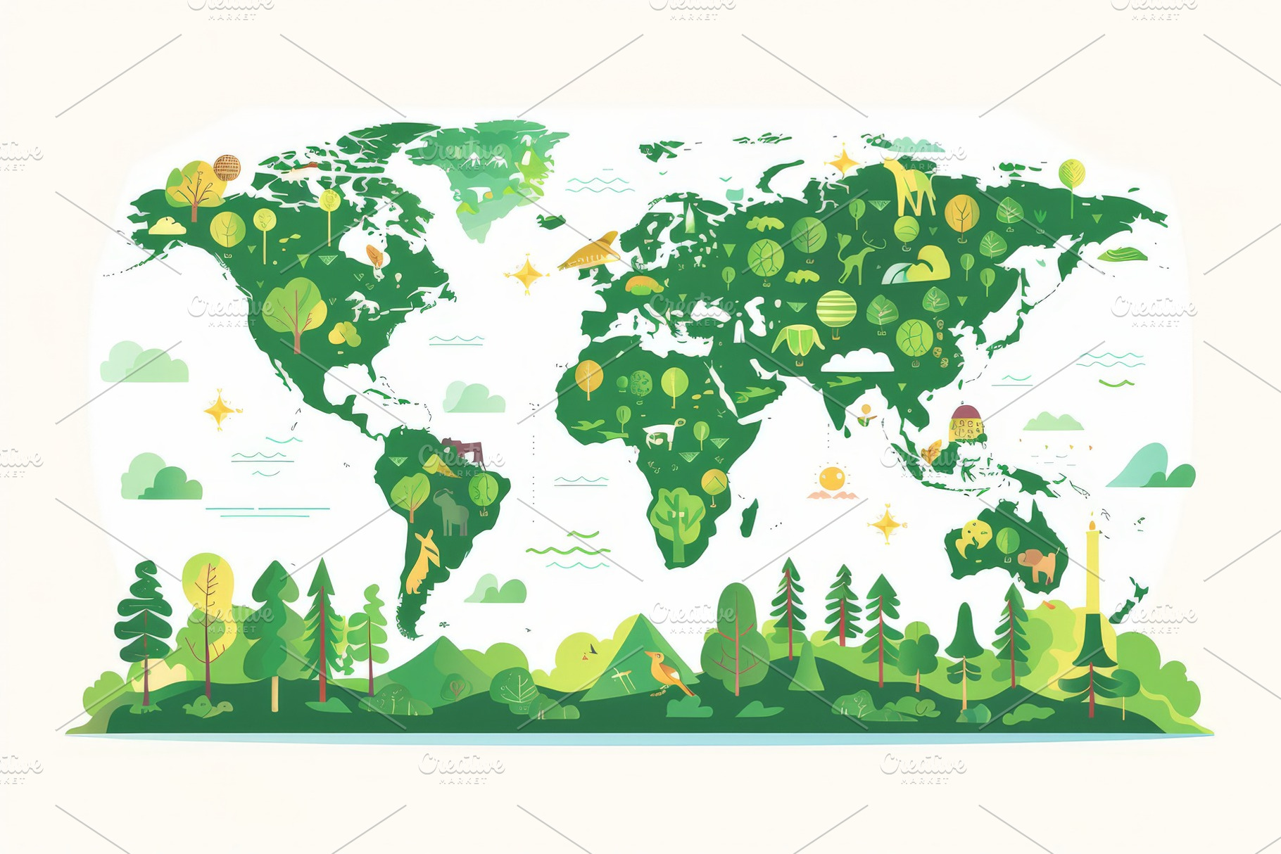 World Environment day concept for Wo, a Photo by Pixeness Studio