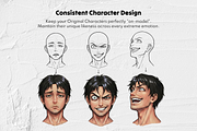 150+ Anime Male Head Procreate Stamp, a Brush Add-On by Selentaori Studio (Thumbnail 9 of 11)