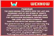 Juke Box font, a Font by weknow (Thumbnail 8 of 8)
