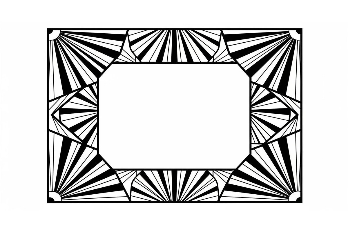 Art Deco Geometric Frame Bundle, an Illustration by jahid234 (Photo 19 of 31)