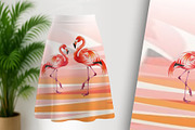 Flamingo Tango, an Animal Illustration by Sharon Schwalbe (Thumbnail 5 of 7)