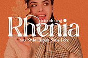 Rhenia - Elegan Display Font, a Font by PutraCetol Studio (Thumbnail 1 of 11)