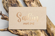 Sathin, a Script Font by Pustudio (Thumbnail 5 of 7)