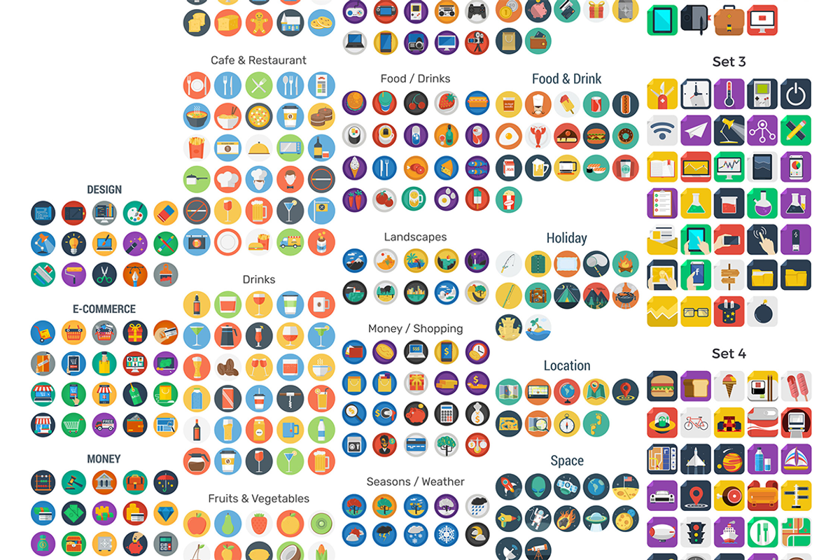 731 Flat Icons, a Solid Icon by Flat Icons (Photo 6 of 7)