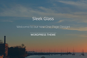 Sleek Glass - Wordpress Theme