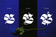Black Great Typeface, a Blackletter Font by alit design (Thumbnail 10 of 20)